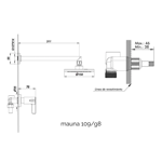 Imagen de Juego FV Mauna Ducha Cromado 0109/G8-CR