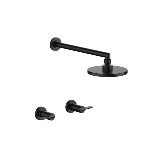 Imagen de Juego FV Mauna Ducha Negro Mate 0109/G8-NG