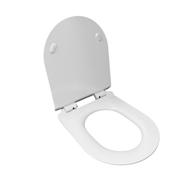 Imagen de Asiento inodoro Orvieto importado UF soft closing blanco CE-2140
