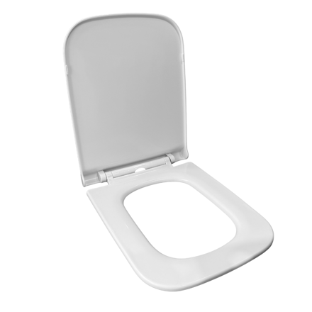 Imagen de Asiento inodoro Cortina importado PP soft closing blanco CE-2021