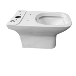 Imagen de Inodoro Largo Cortina importado con asiento PP blanco CE-2021