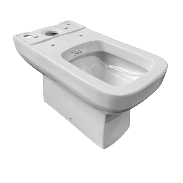 Imagen de Inodoro Largo Matera importado con asiento PP blanco CE-2141