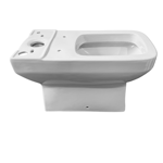 Imagen de Inodoro Largo Matera importado con asiento PP blanco CE-2141