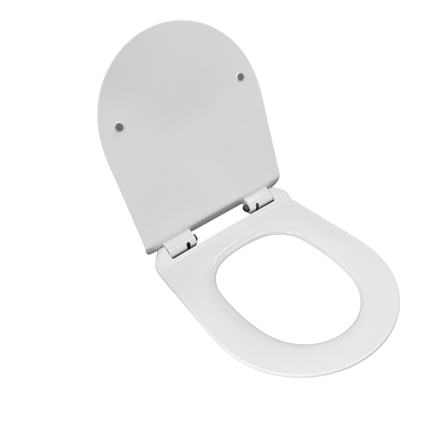 Imagen de Asiento inodoro Assisi importado UF soft closing blanco CE-2138
