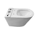 Imagen de Inodoro Largo Assisi importado con asiento UF blanco CE-2138