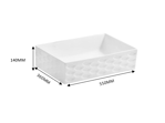 Imagen de Bacha RHAYPIC rectangular 55x36x14cm. blanco brillante 9728