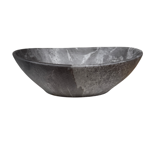 Imagen de Bacha RHAYPIC oval 40x30x14,5cm.marmol mate c/sopapa 9020A P-365