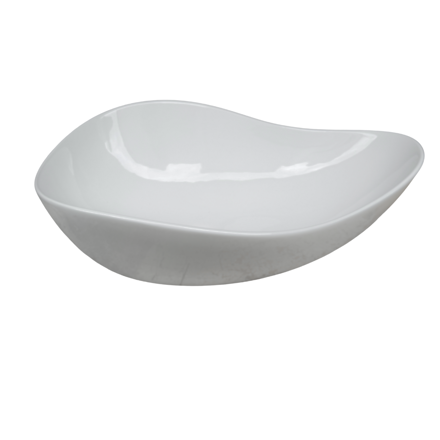 Imagen de Bacha import. hoja 50x40x18cm. blanco brillante con sopapa 9715