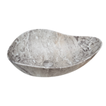 Imagen de Bacha RHAYPIC hoja 50x40x18cm. marmol mate con sopapa 9715 P-145
