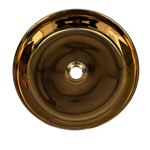 Imagen de Bacha import. redonda 36,5x36,5x12,5cm.oro rosa c/sop.9514B E-103