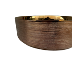 Imagen de Bacha TIVVOX redonda 36,5x36,5x12,5cm.oro rosa c/sop.9514B E-103