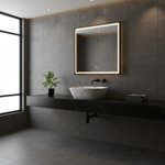 Imagen de Bacha TIVVOX 37x37x13,5cm. marmol mate c/sopapa 9723 P-308