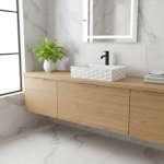 Imagen de Bacha RHAYPIC rectangular 55x36x14cm. blanco brillante 9728