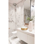 Imagen de Bacha TIVVOX redonda 36,5x36,5x12,5cm.oro rosa c/sop.9514B E-217