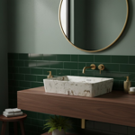 Imagen de Bacha TIVVOX rectang.55x35x14cm.marmol mate c/sopapa 9686C P-176