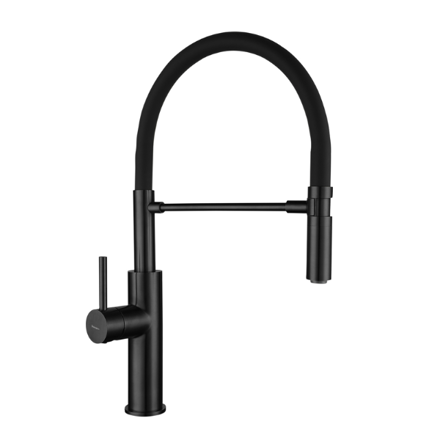 Imagen de Monocomando PEIRANO black Hoop cocina 20-202N