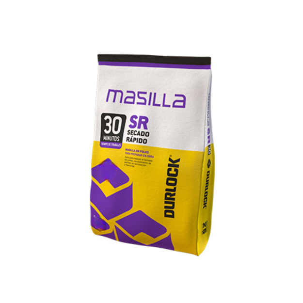 Imagen de Masilla secado rapido bolsa x 10kg. DURLOCK 30'
