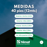 Imagen de Alquiler Baulera 40 pies