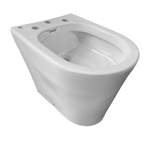 Imagen de Juego baño RHAYPIC Assisi inodoro lgo.+depósito+asiento+bidet 3Ag.
