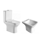 Imagen de Juego baño TIVVOX Cortina inodoro lgo.+depósito+asiento+bidet 1Ag