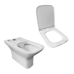 Imagen de Juego baño TIVVOX Cortina inodoro lgo.+depósito+asiento+bidet 3Ag