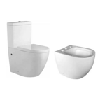 Imagen de Juego baño TIVVOX Orvieto inodoro lgo.+depósito+asiento+bidet 3Ag