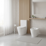 Imagen de Juego baño RHAYPIC Assisi inodoro lgo.+depósito+asiento+bidet 3Ag.
