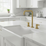 Imagen de Bacha cocina TIVVOX 60,5x45,7x25,4cm.bco.brillante c/sop. FC-2418