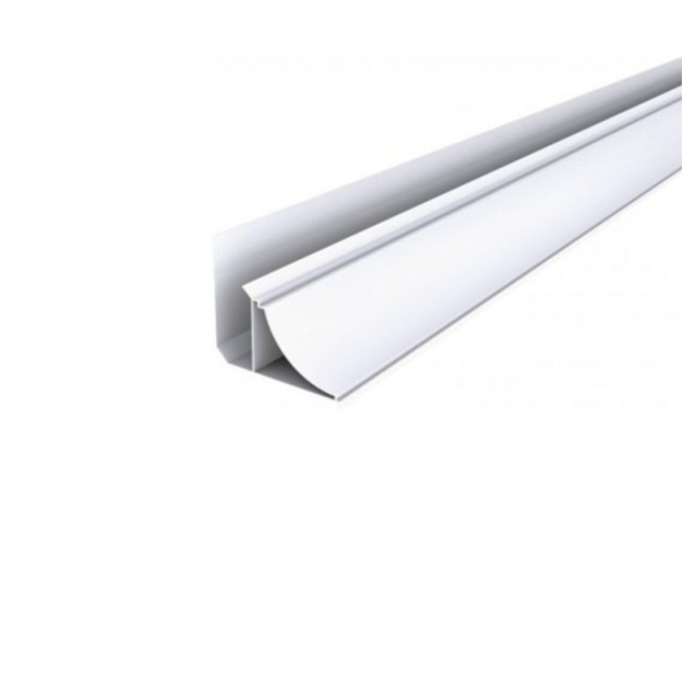 Imagen de Moldura Termin p/ cielo raso PLASTILIT Géminis 8mm Blanc Nieve 6m