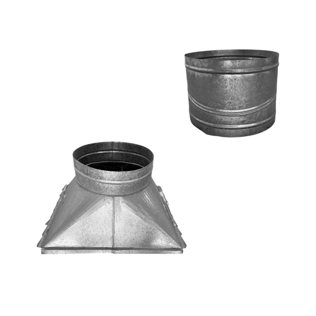 Imagen de Guarnicion p/extractor aire eolico GUNDIVENT diam. 16 (max. 30º)