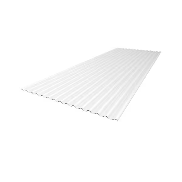 Imagen de Chapa *BLANCA* policarbonato sinusoidal 0.80mm 1.10 mt 0.50 mt