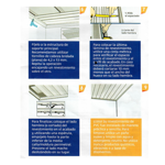 Imagen de Placa cielo raso PVC 200x8 mm PLASTILIT Géminis Blanco Nieve x 5m