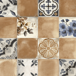 Imagen de Caja 19 pzs.Cerámica SCOP 33x33 Cotto Malva Deco