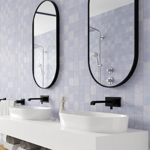 Imagen de Caja 10 pzs. cerámica CORTINES Piedra Bali Azul 30x45