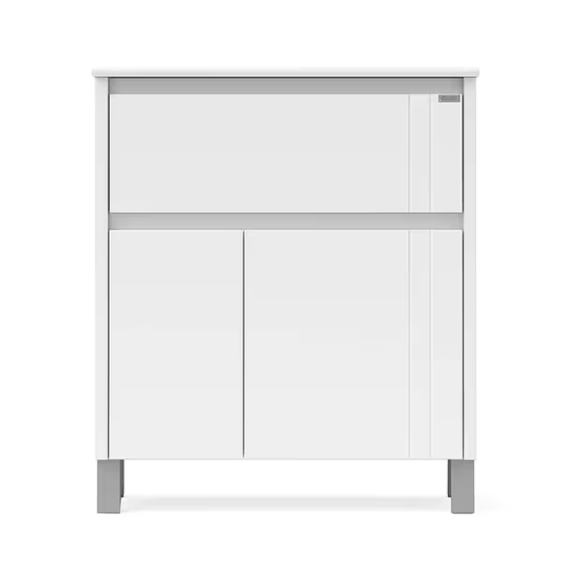 Imagen de Vanitory SCHNEIDER Nature PVC blanco 60cm - mesada 1 ag