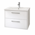 Imagen de Vanitory CAMPI Bossa 60 cm c/mesada loza recta 1 Ag.
