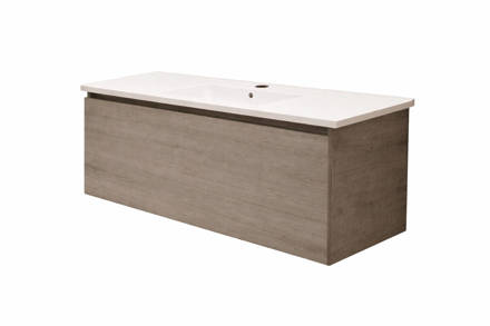 Imagen de Vanitory colgar SCHNEIDER City California 120cm -mesada losa 1ag