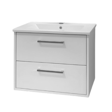 Imagen de Vanitory CAMPI Bossa 60 cm c/mesada loza recta 1 Ag.