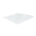 Imagen de Chapa *BLANCA* policarbonato sinusoidal 0.80mm 1.10 mt 0.50 mt