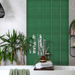 Imagen de Mosaico PIU Bamboo Verde Inglés 15x30