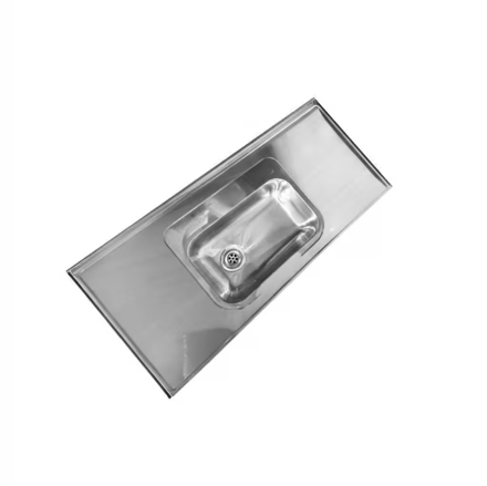 Imagen de Mesada 120cm JOHNSON ac.430 c/resp.sin aguj.c/pilet.sim zz-52 c