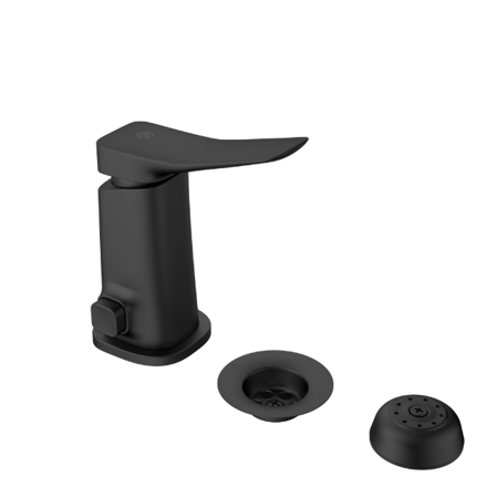 Imagen de Monocomando FV Chapelco Negro Mate. p/ bidét 0189/S7-NG