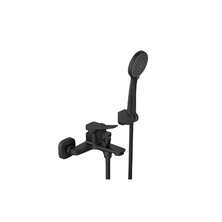 Imagen de Monocomando FV Chapelco Negro Mate ext. bañera y ducha 0310/S7-NG