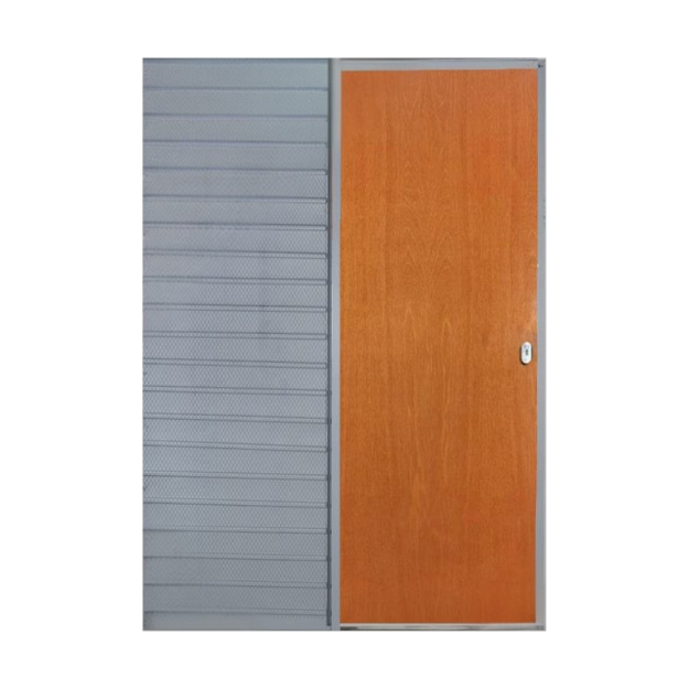 Imagen de Puerta placa embutir mco. chapa 18 cedro 80x200x15cm PLAC CORR