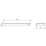 Imagen de Repisa jabonera FV Inox One 0168.01/I1-NG Negro Mate