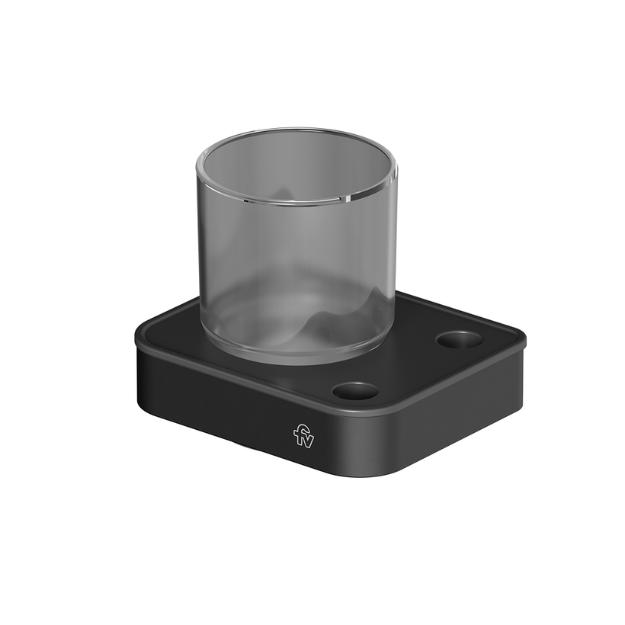 Imagen de Porta cepillo FV Inox One 0169/I1-NG Negro Mate