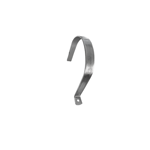 Imagen de Grampa galv. omega para caño pvc 110 mm