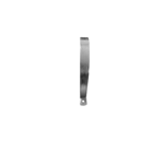 Imagen de Grampa galv. omega para caño pvc 110 mm