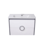 Imagen de Vanitory colgar CAMPI Circle 80 cm con mesada loza 1 ag