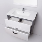 Imagen de Vanitory colgar CAMPI Circle 80 cm con mesada loza 1 ag